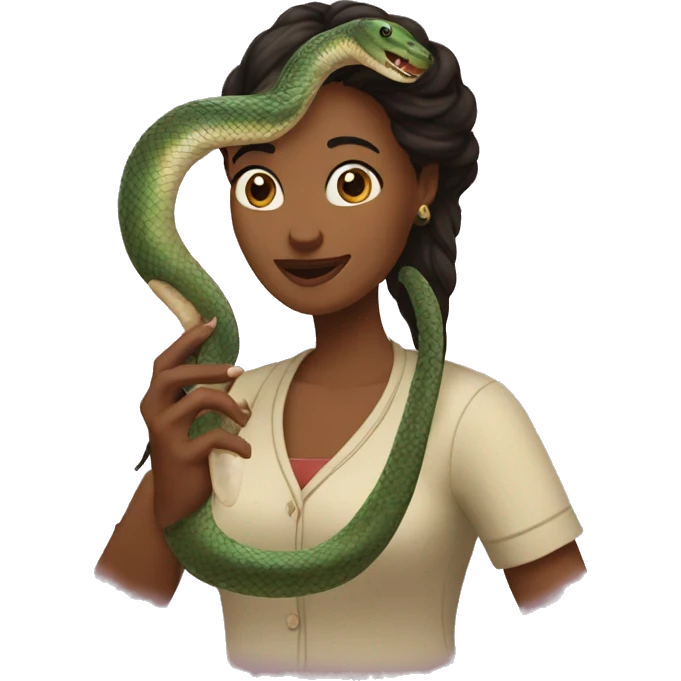 gayle abcdefu with a snake emoji