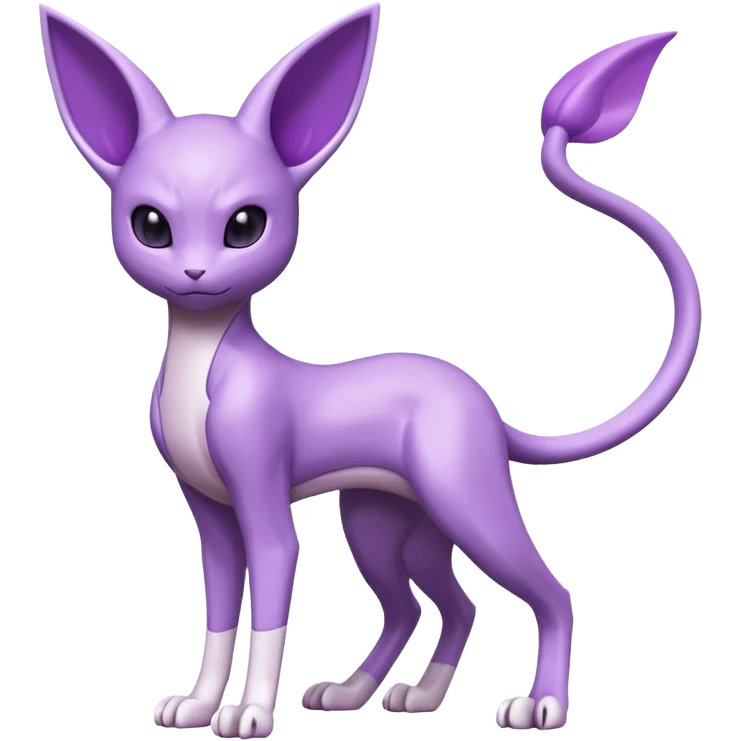 Mewtwo-Espeon-Fakémon-hybrid-creature (full body)  emoji