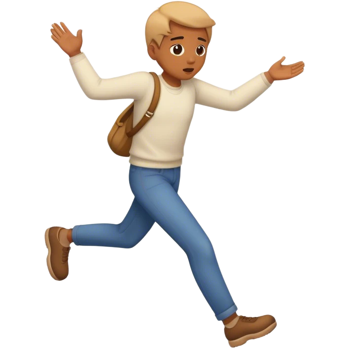 Person slipping & falling  emoji