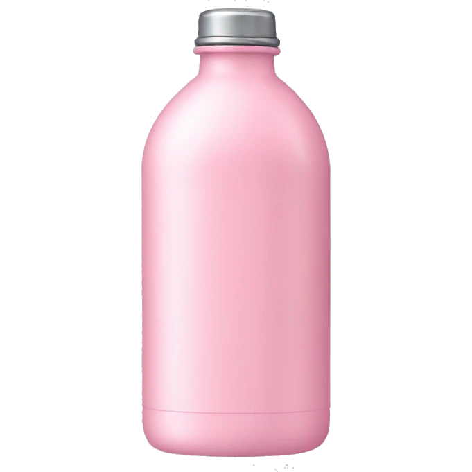 Light pink water bottle emoji