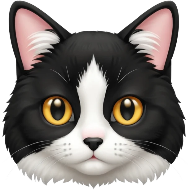Cute tuxedo cat  emoji