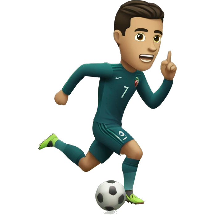 cristiano ronaldo y su gol de chilena emoji