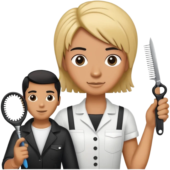 Land Rover with hairdresser on side  emoji