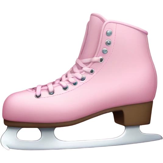 pastel pink ice skates emoji