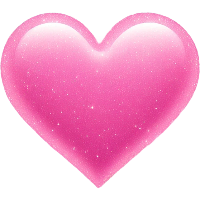 Pink sparkle heart emoji