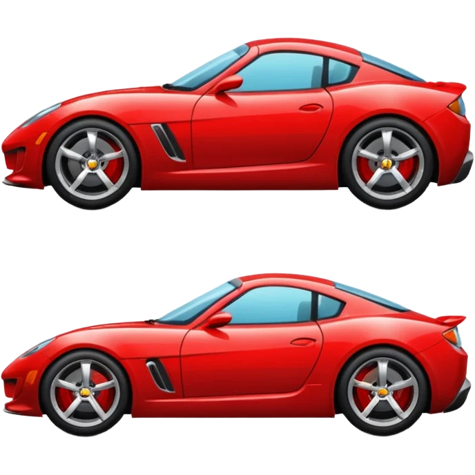 red sports car emoji