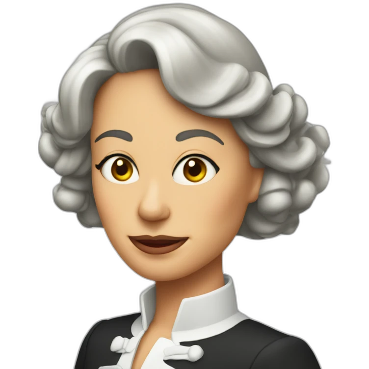 Dame sursauté emoji