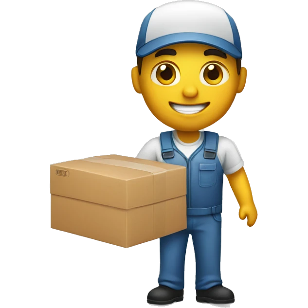 delivery man emoji