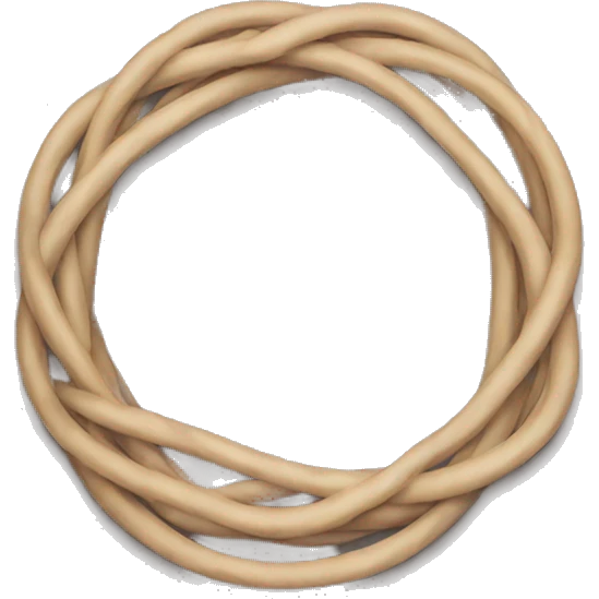 a simple circular rubber band  emoji