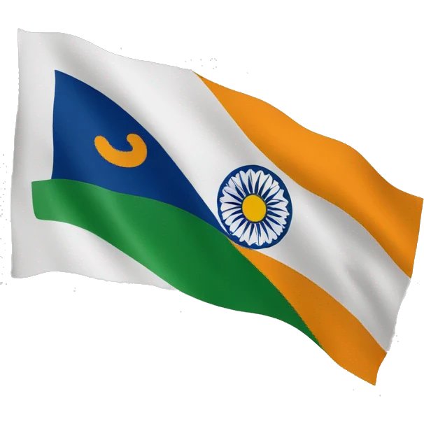 Flag of Uttarakhand State, India emoji