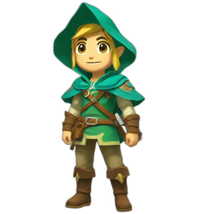 Jeune garçon de 7 ans en Zelda de BOTW emoji