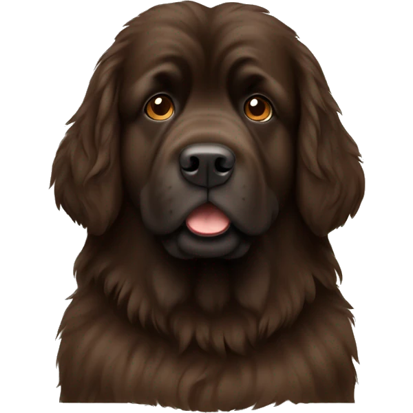 Brown Newfoundland  emoji