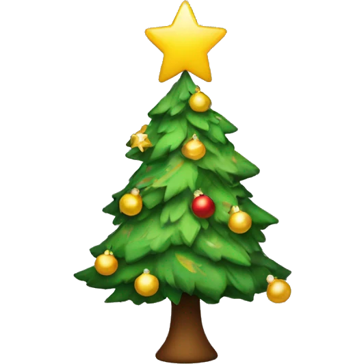 Christmas tree emoji