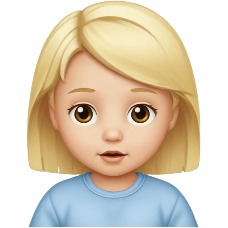 blonde baby emoji