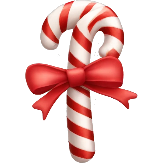 candy cane emoji