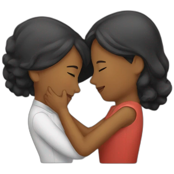 Abrazo de mujeres emoji