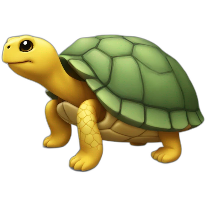 Chat sur tortue emoji