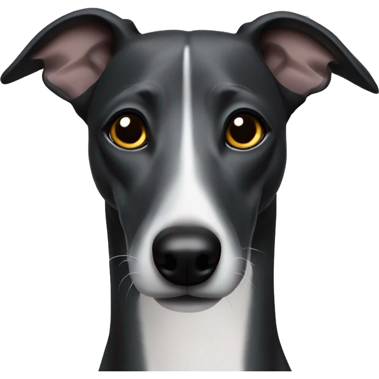 Black whippet emoji