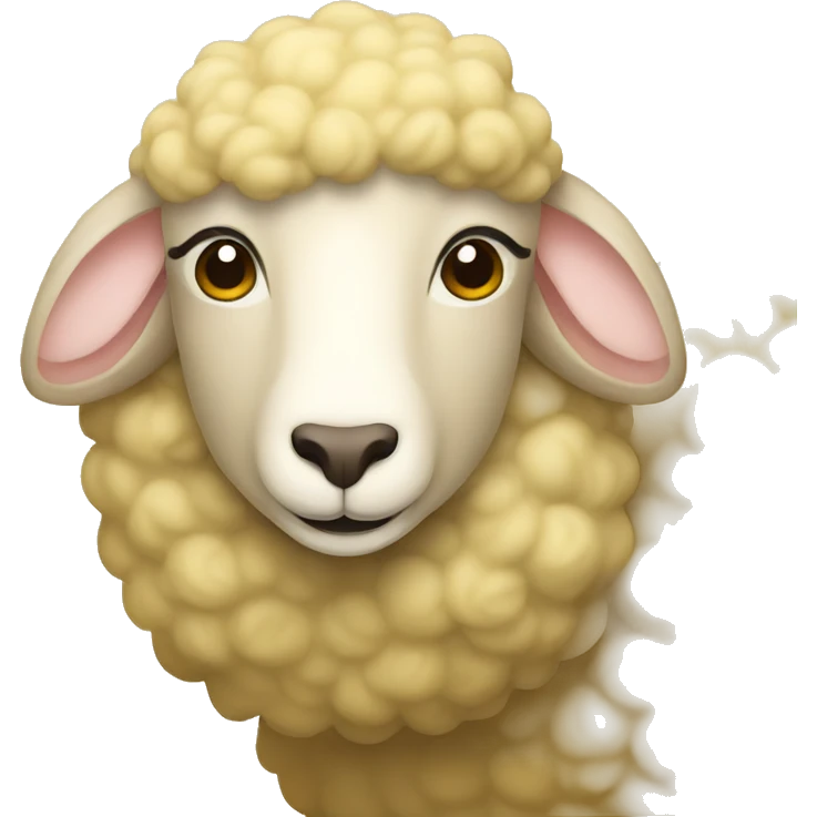 yellow sheep emoji