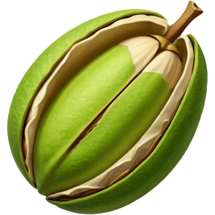 pistachio with shall emoji
