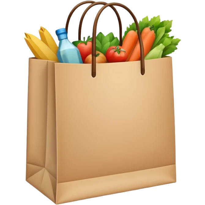beautiful shopping bag emoji