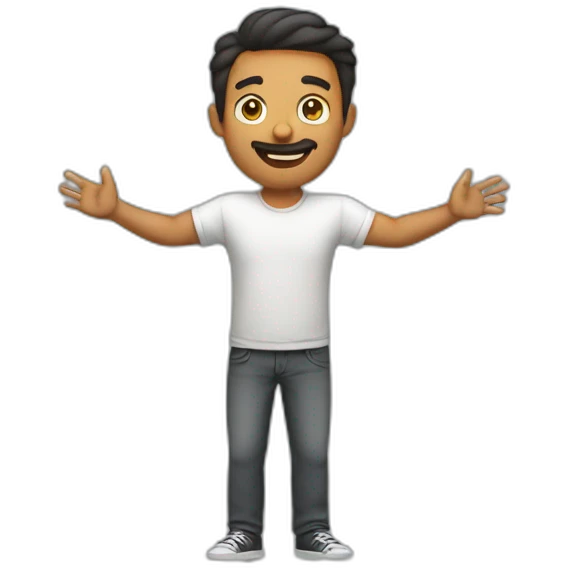 man t pose emoji
