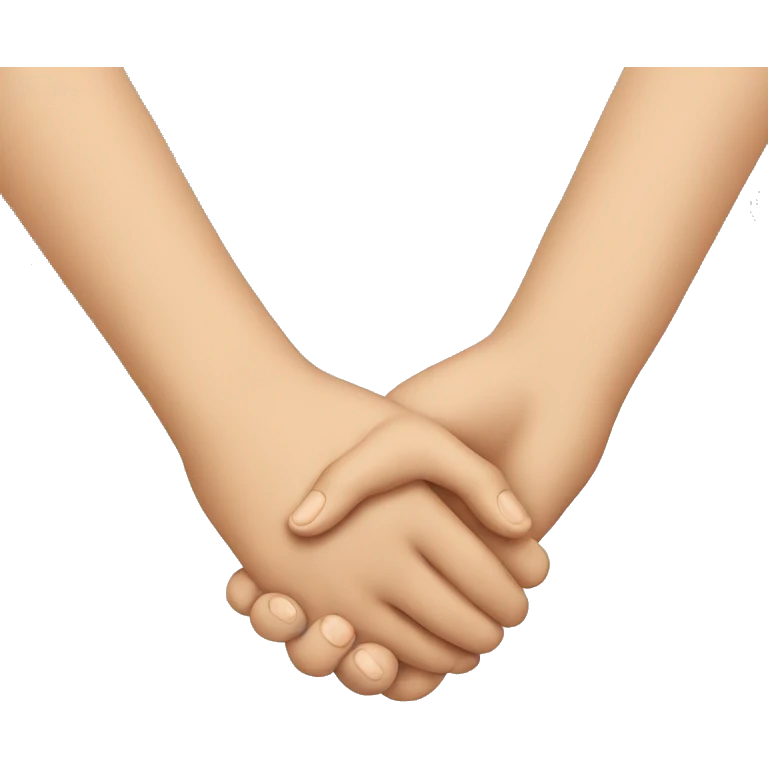 Hand and foot holding hands emoji