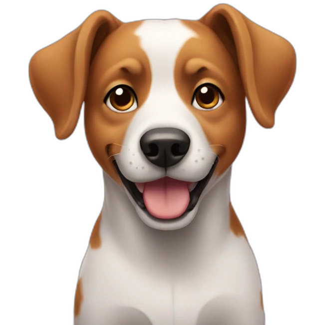Dog at a party  emoji