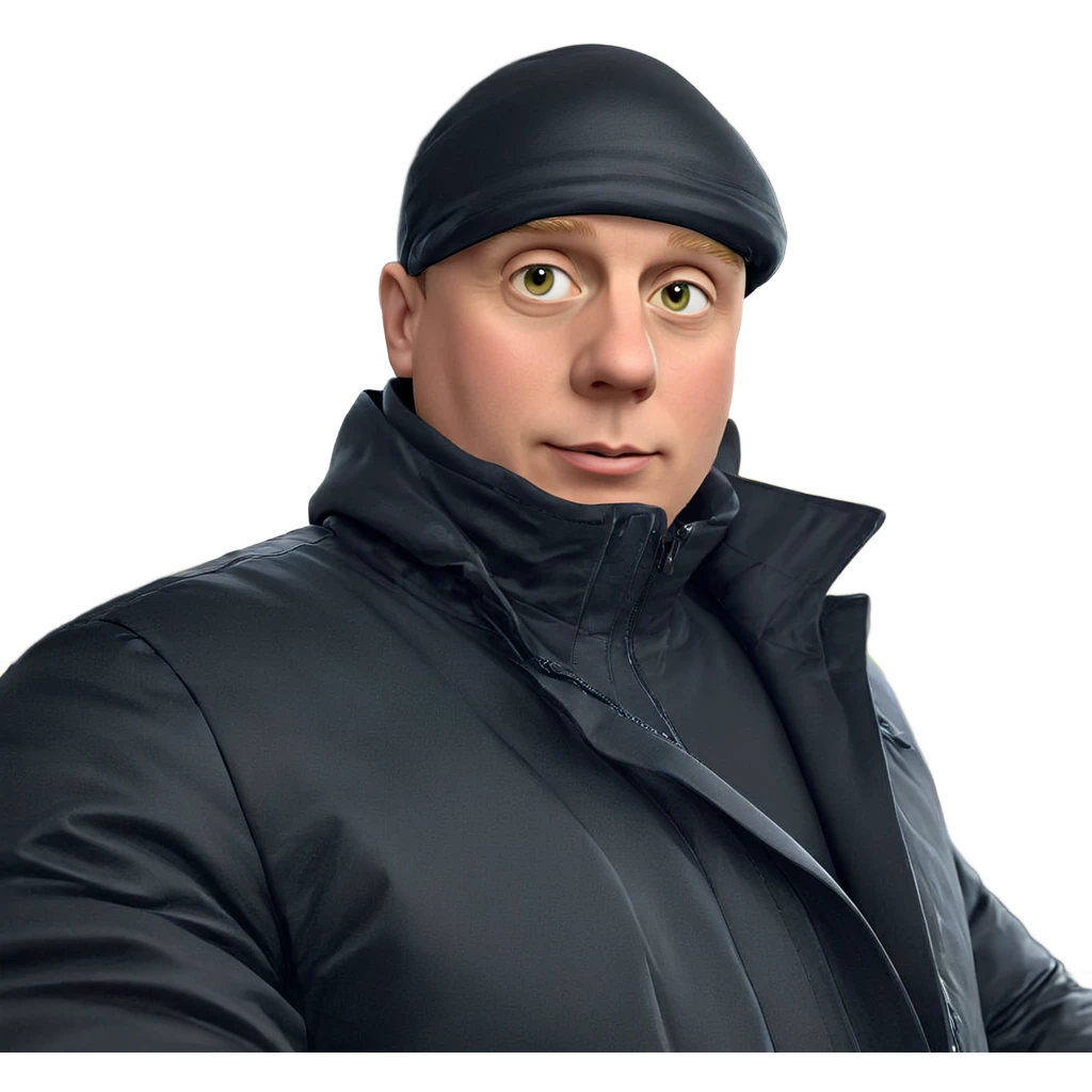 boy in black jacket portrait emoji