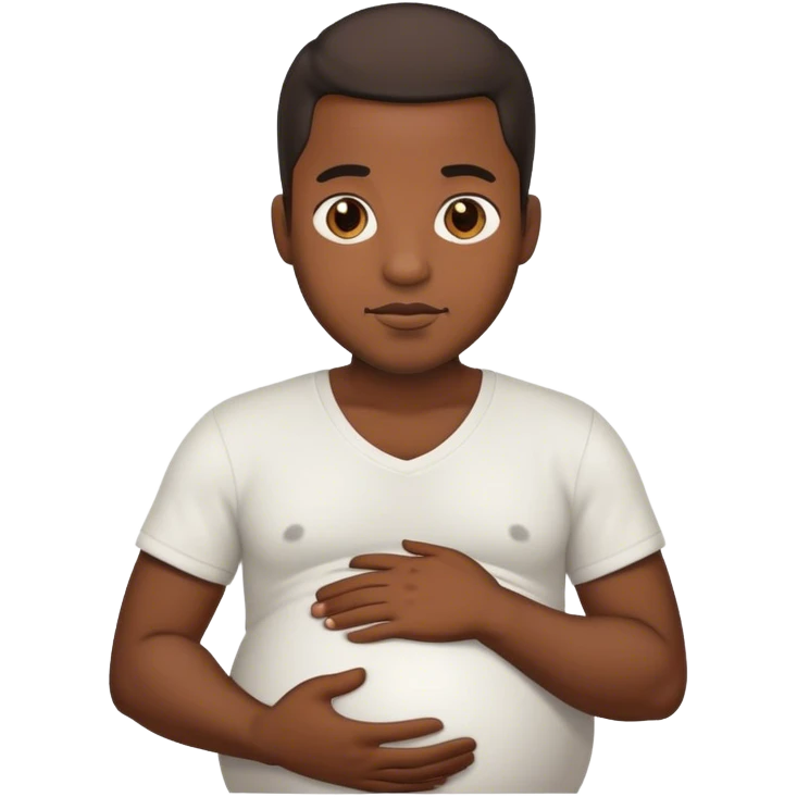 Pregant black man emoji