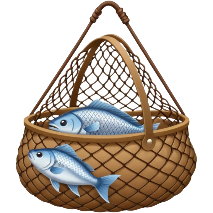 fisherman net bag emoji