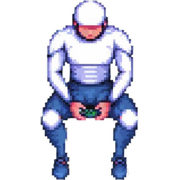 man with knee pain emoji