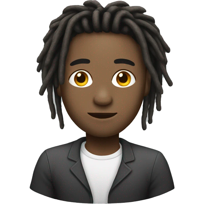 create a person with small dreads emoji