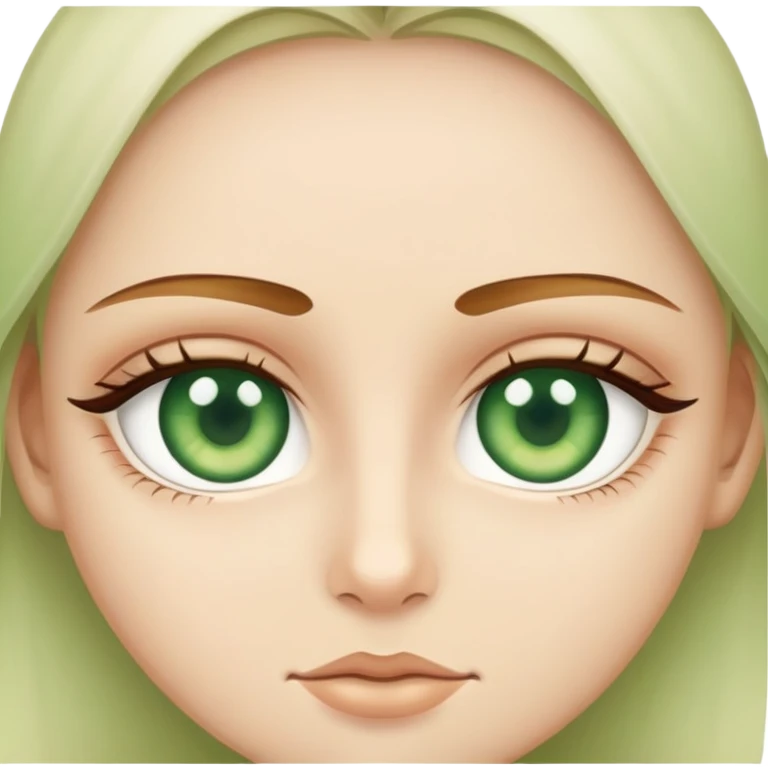 Light green eyes  emoji