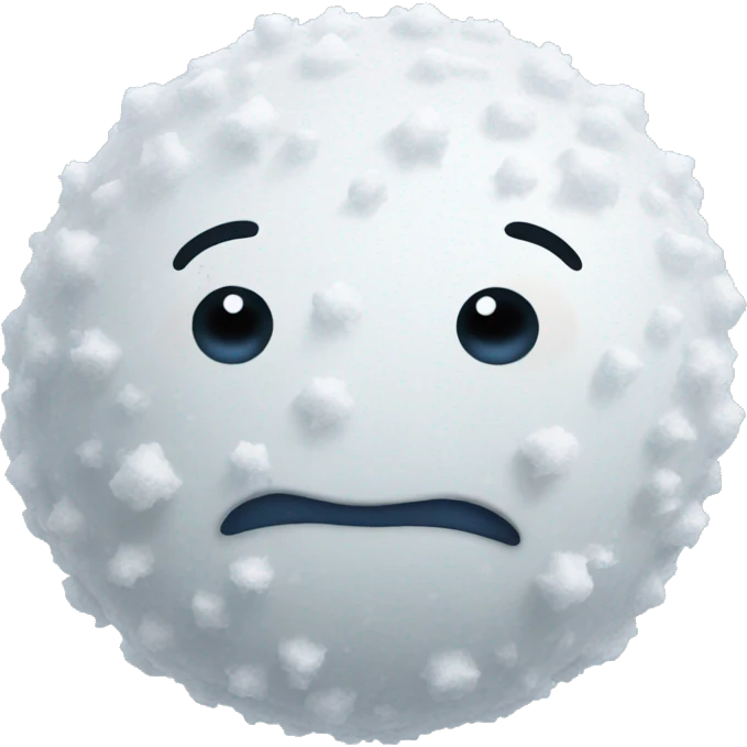Snowball emoji
