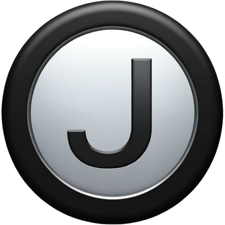 Haceme una j en un círculo  emoji