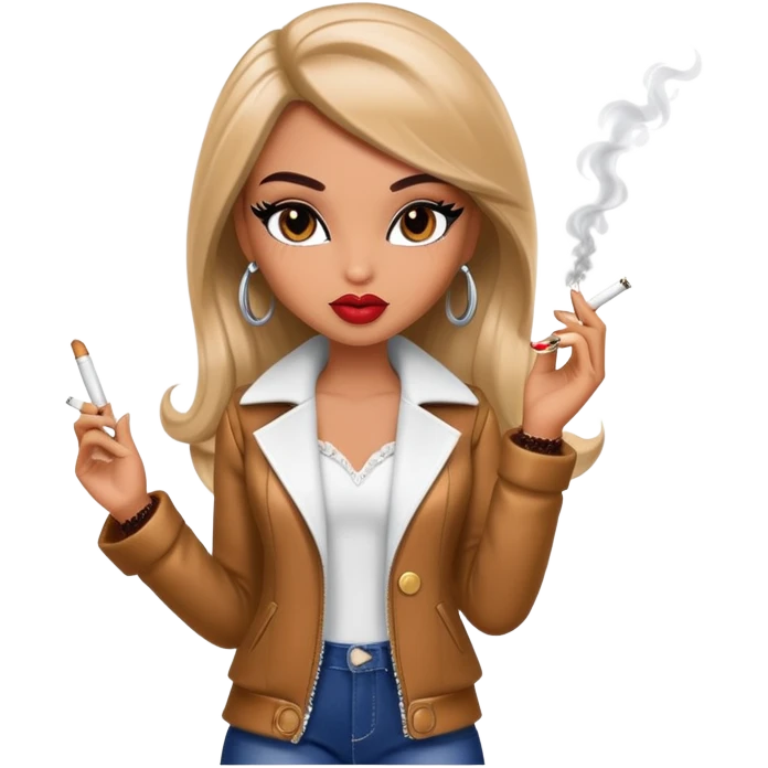 Bratz dolls smoking  emoji