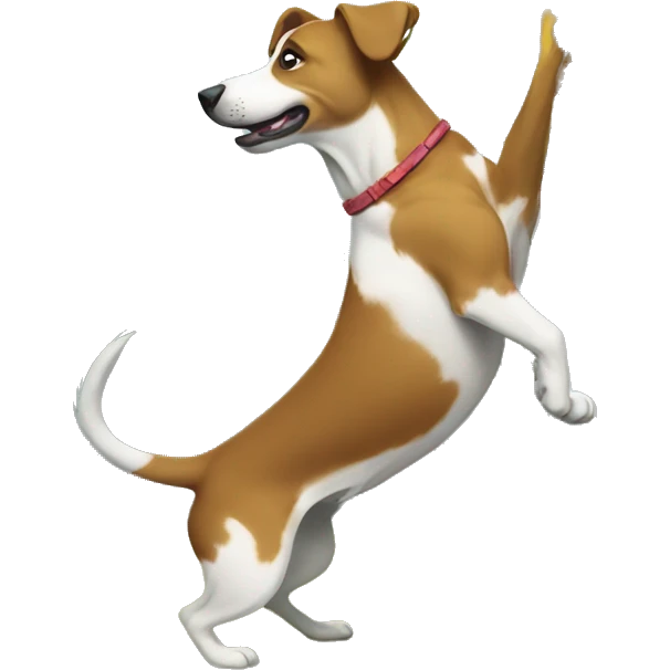 Tree releases sap onto dog.  emoji