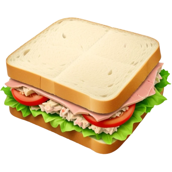 tuna salad sandwich  emoji