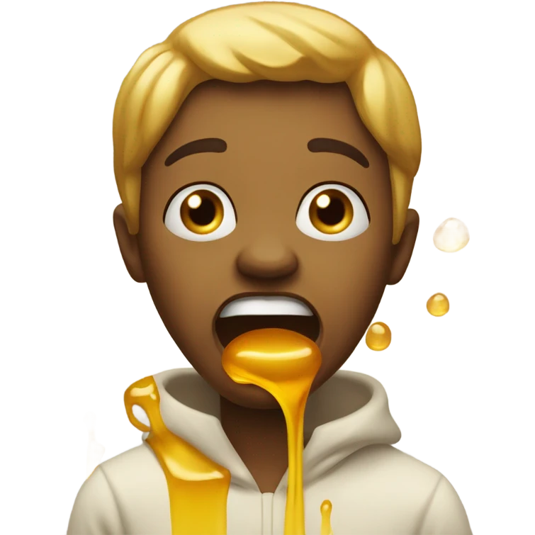 Vomitting honey emoji