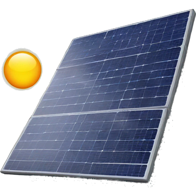 Solar panel emoji