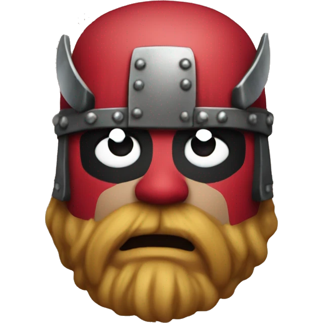 Deadpool Viking costume emoji