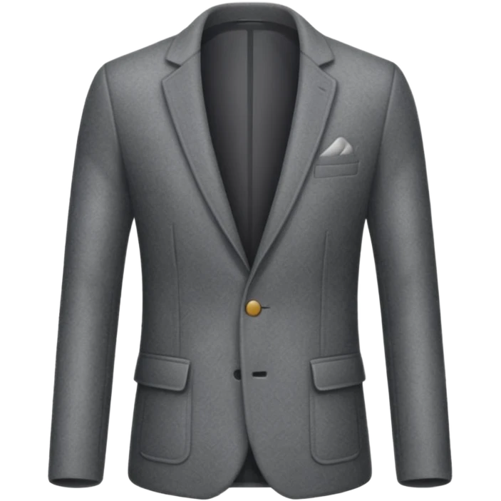 grey blazer suit coat emoji