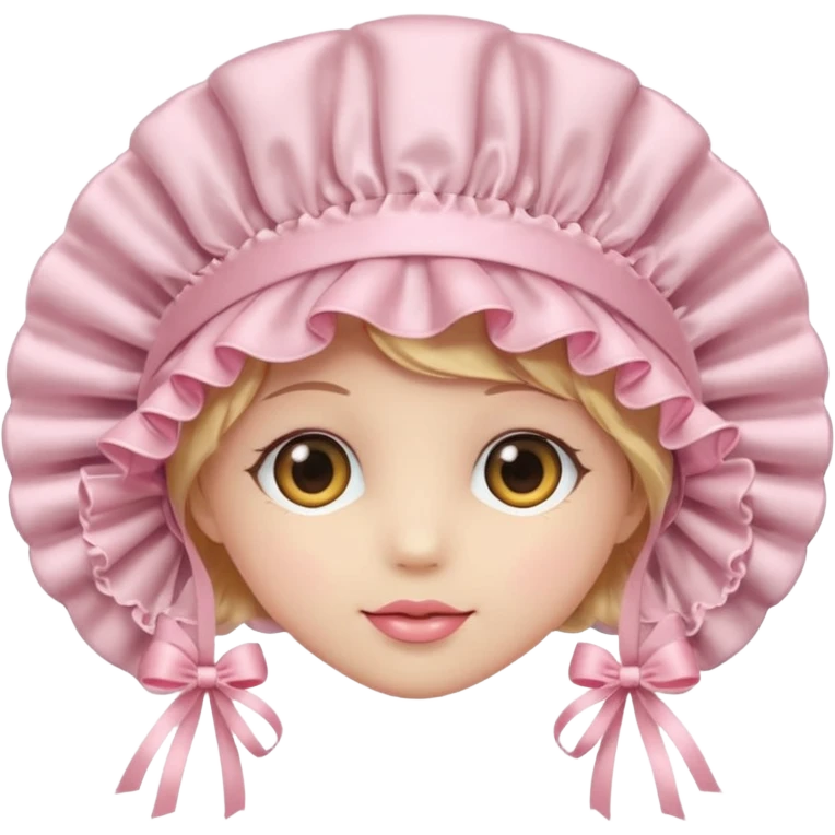 light pink. bonnet emoji