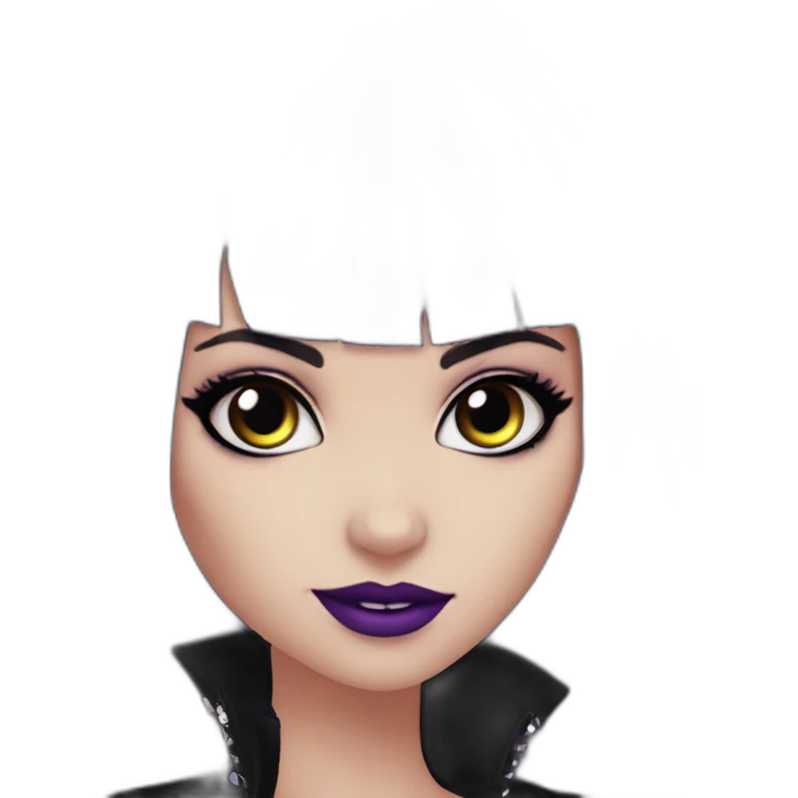 Elissabat-vampire-monsterhigh-goth-romantic-bangs-hair-purple-black emoji