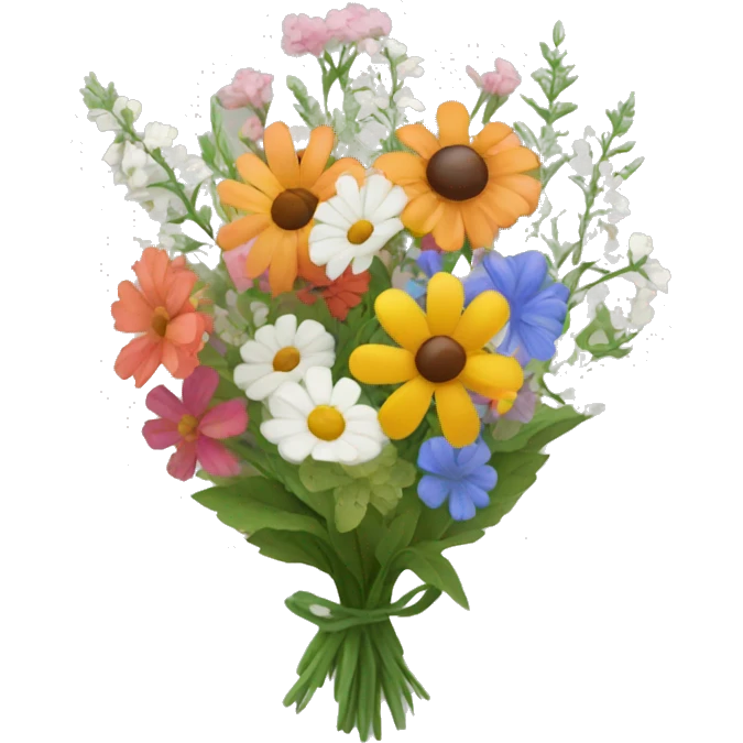wildflower bouquet  emoji