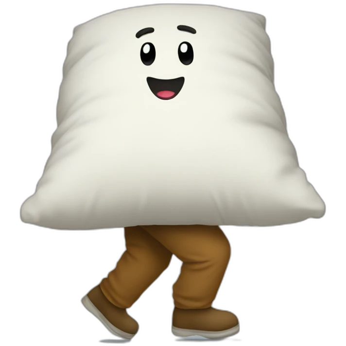 walking pillow  emoji