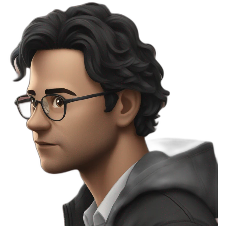 "Serious Stare of a Boy" emoji