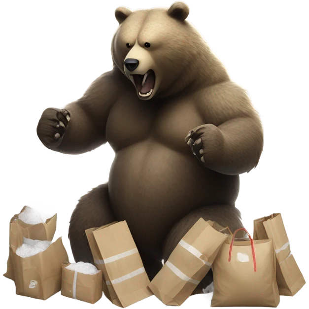 Cocaine bear emoji