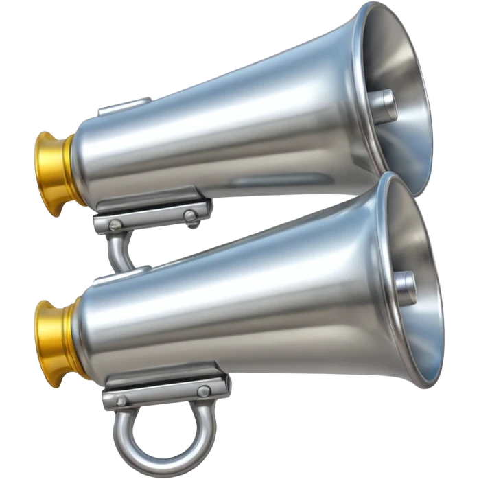 truck chrome air horns emoji